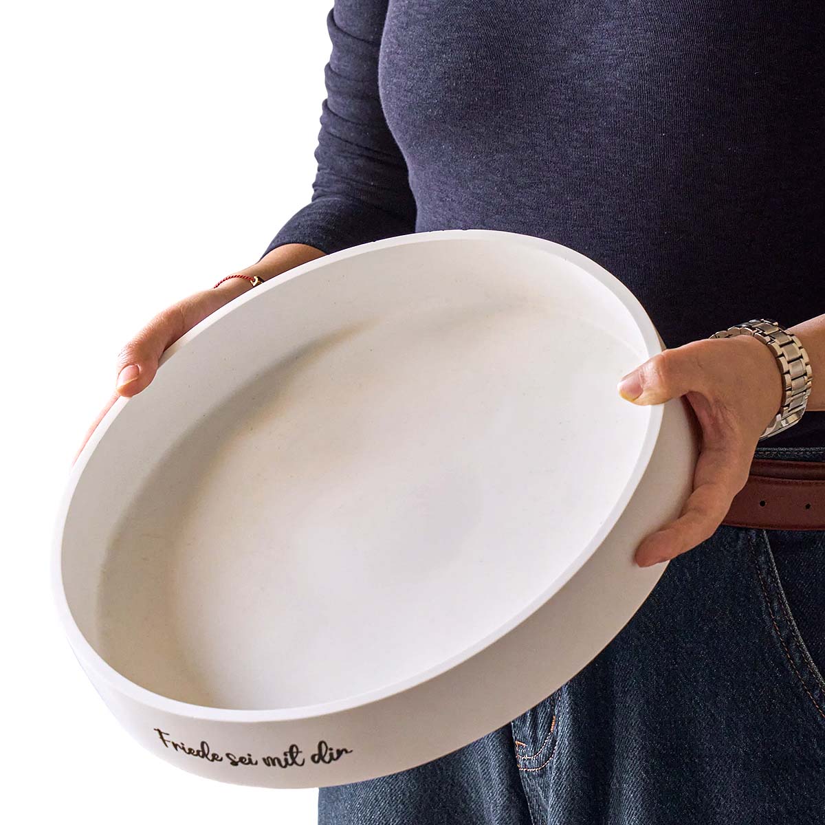 Potsticker Mold - Бетонная круглая чаша для свечей, силиконовая