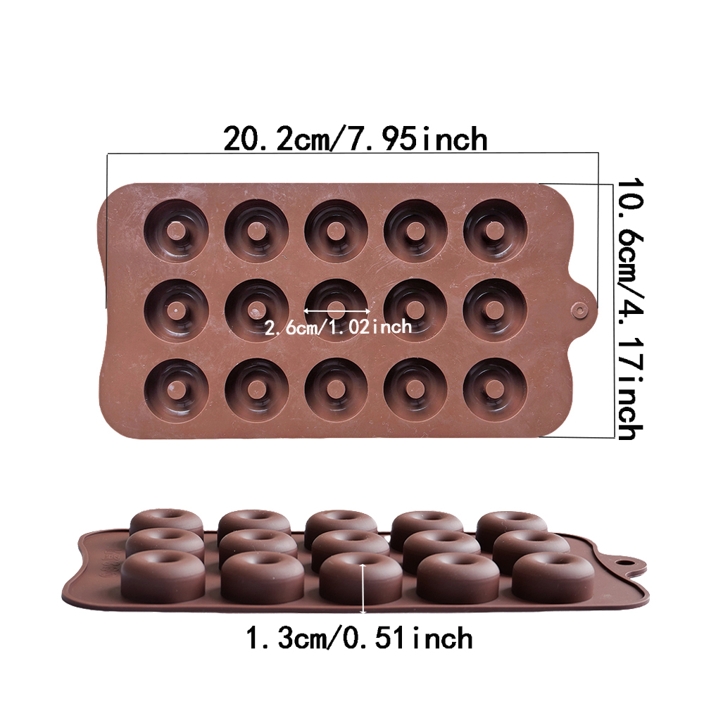 1 шт., 15 отверстий в форме по – обзор и цена Donut Mold Silicone